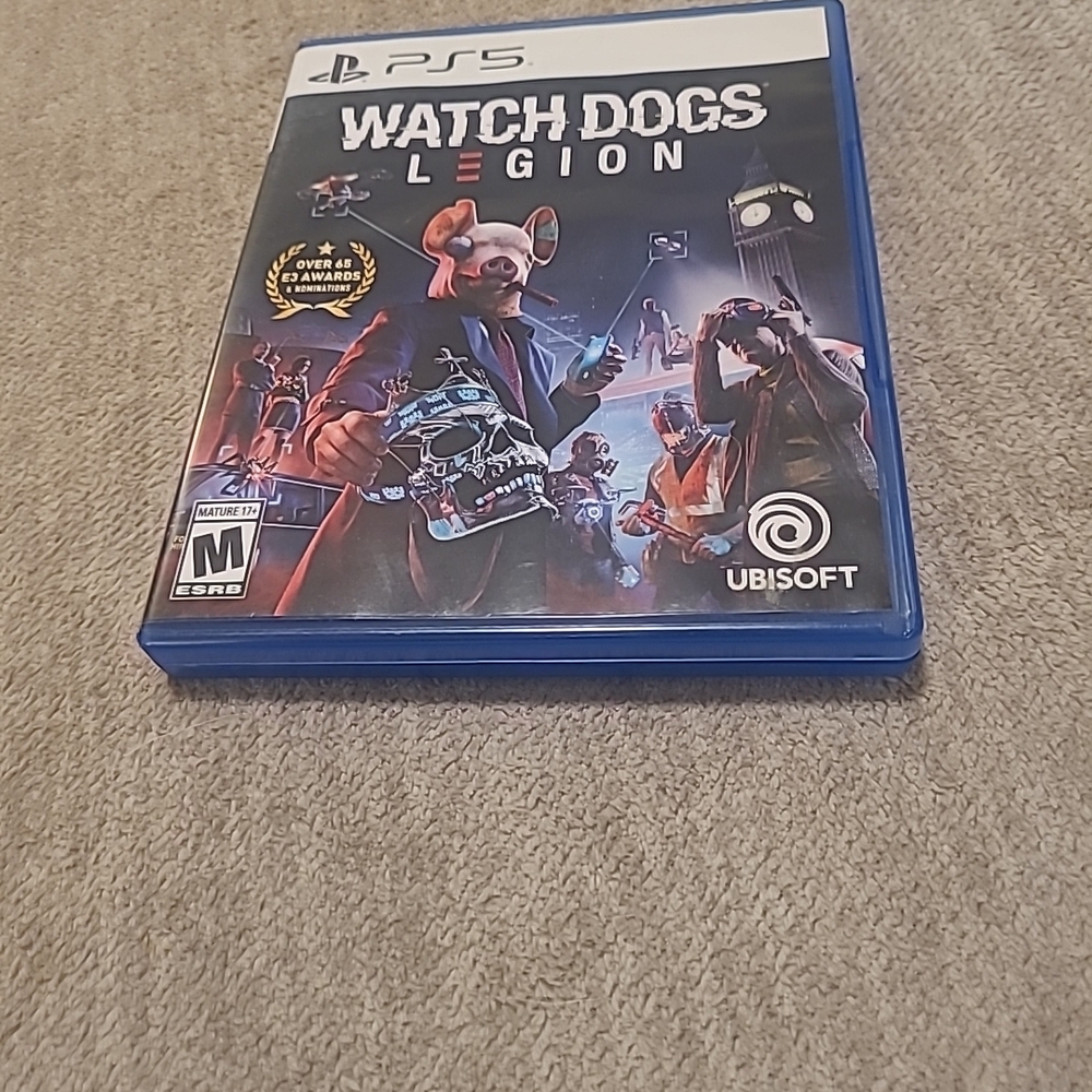 Watch Dogs: Legion PS5 - Ubisoft - Blue Case